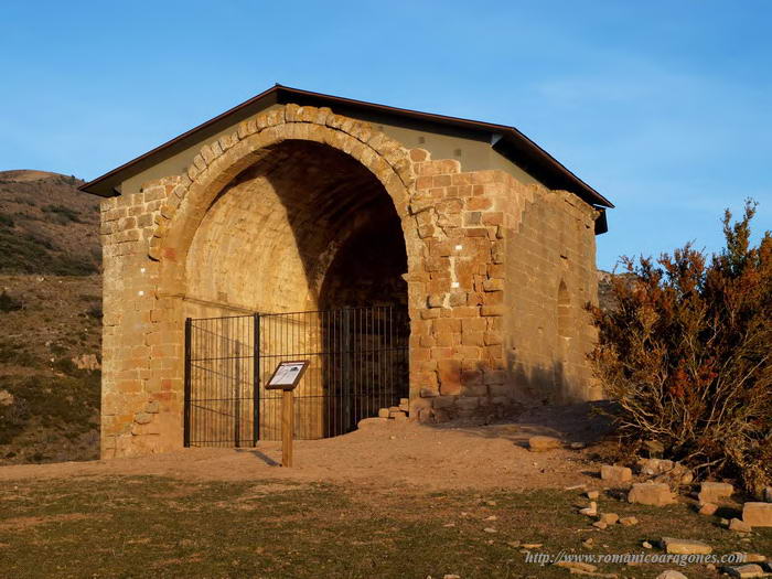 VISTA DE LA ERMITA RESTURADA